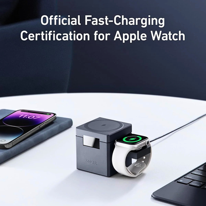 Anker 3-in-1 MagSafe Charging Cube | 15W Foldable Stand