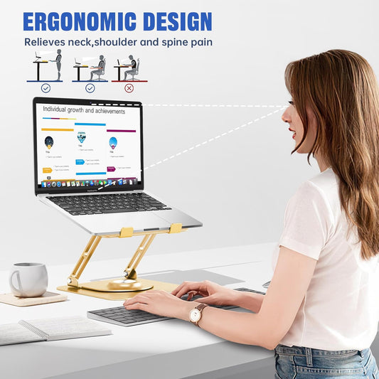 JOYEKY Adjustable 360 Rotating Laptop Stand