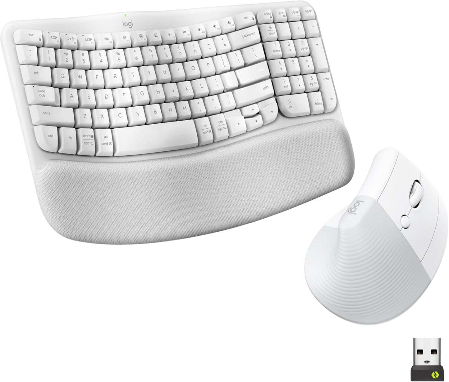 Lift Vertical Ergonomic Mouse, Wireless, Bluetooth or Logi Bolt USB Receiver, Quiet Clicks, 4 Buttons, Compatible with Windows/Macos/Ipados, Laptop, PC - Graphite