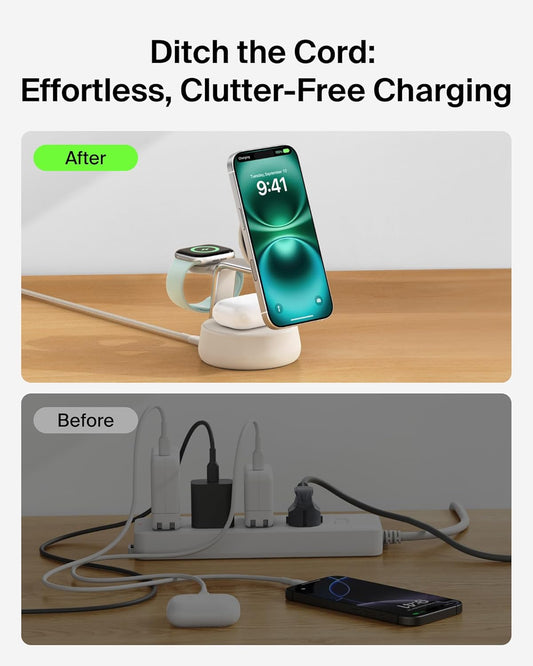 Belkin 3-in-1 MagSafe  25W Active Cooling Charging Station