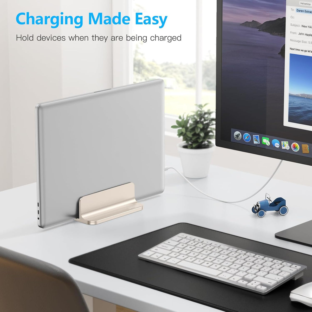 OMOTON Adjustable Vertical Laptop Stand