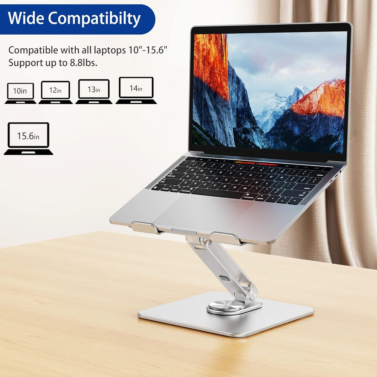 BESIGN LSX7 Adjustable 360 Rotating Laptop Stand