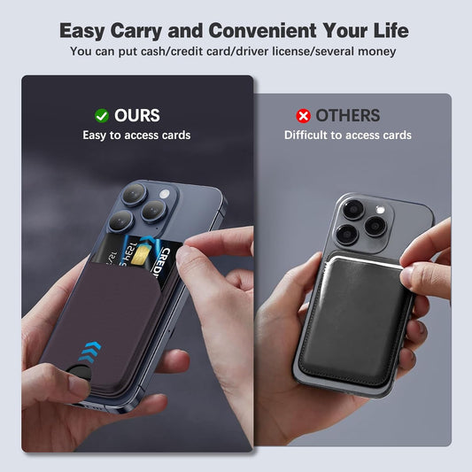 Magnetic Phone Wallet Stand