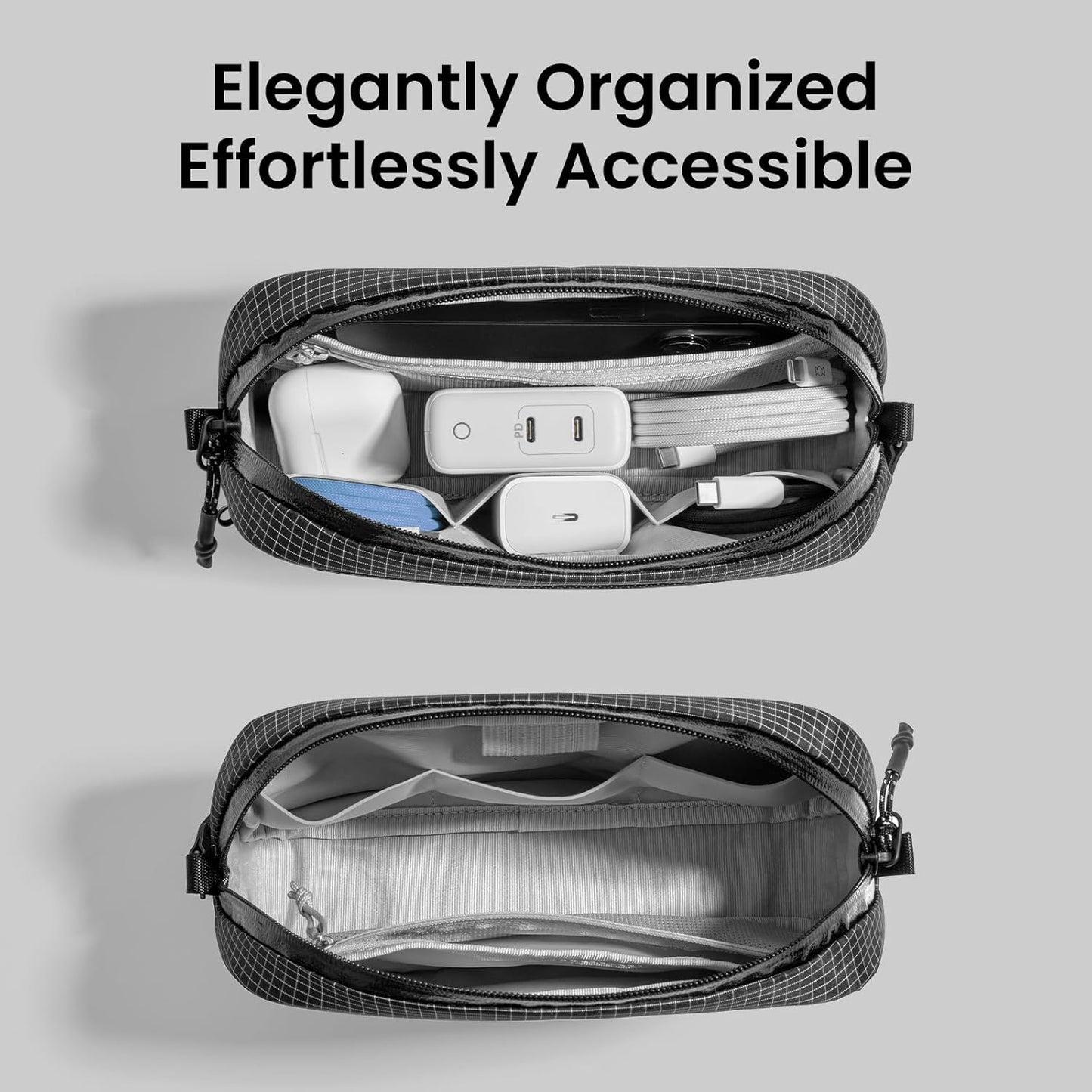 tomtoc Electronics Organizer Travel Case