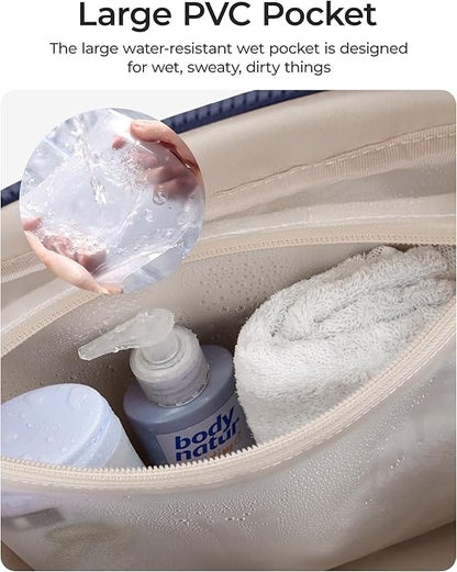 BAGSMART Water-Resistant Travel Duffel Bag