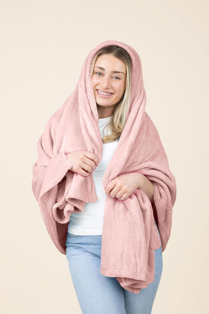 Travel Blanket With Pillow Carry Case