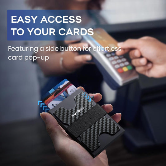 Premium Aluminum Pop-Up Card Wallet