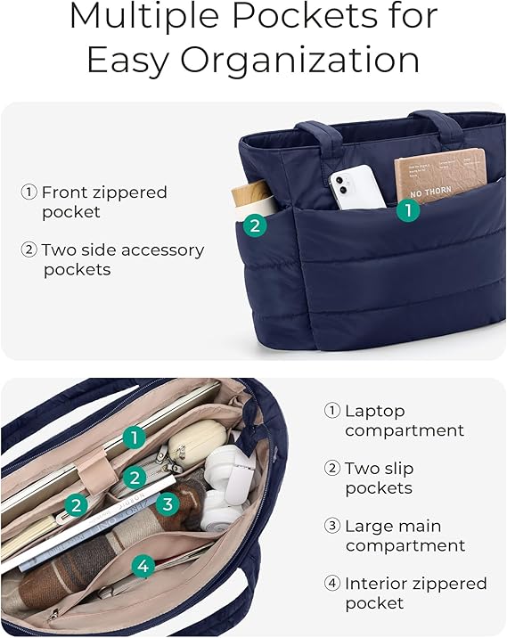 BAGSMART Water-Resistant Travel Duffel Bag