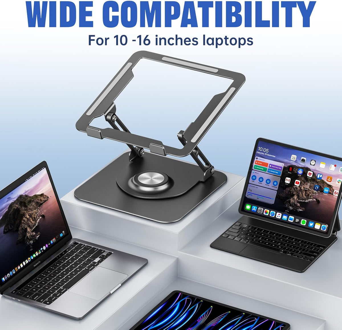 JOYEKY Adjustable 360 Rotating Laptop Stand