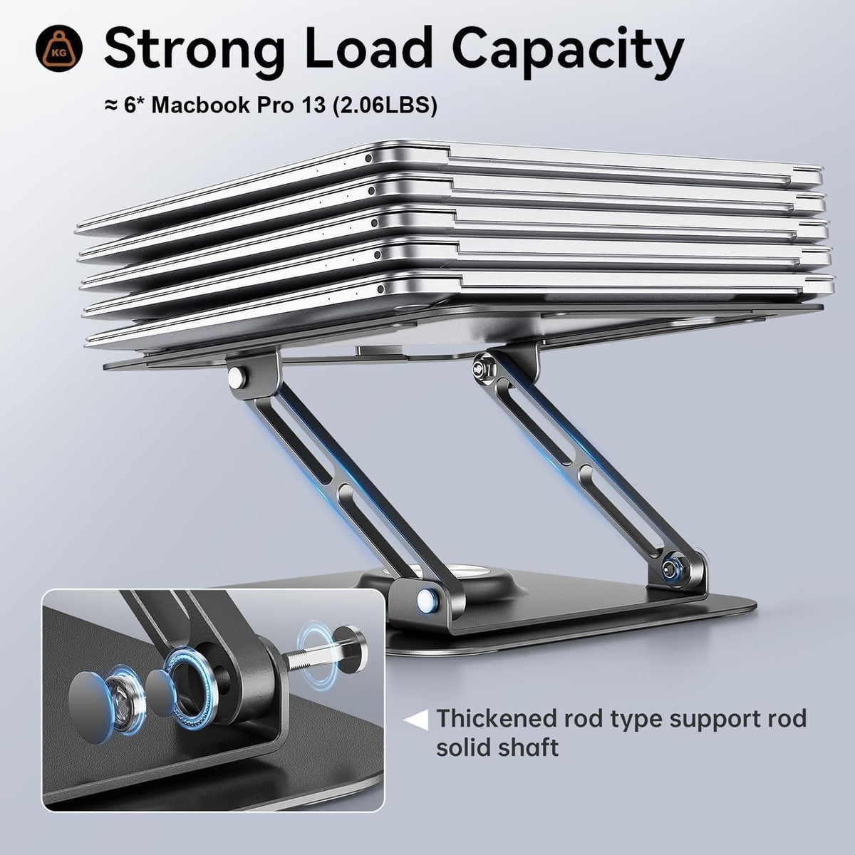 JOYEKY Adjustable 360 Rotating Laptop Stand