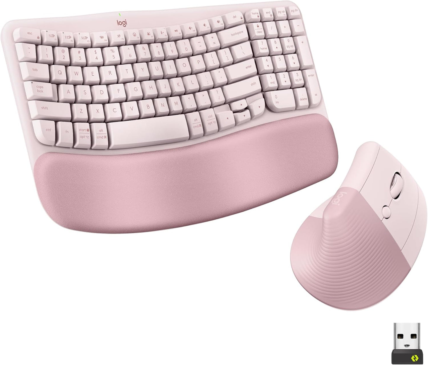 Lift Vertical Ergonomic Mouse, Wireless, Bluetooth or Logi Bolt USB Receiver, Quiet Clicks, 4 Buttons, Compatible with Windows/Macos/Ipados, Laptop, PC - Graphite