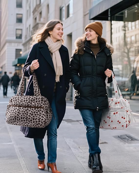 BAGSMART Water-Resistant Travel Duffel Bag