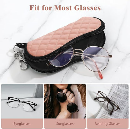 Lightweight Neoprene Sunglasses Case with Carabiner Clip