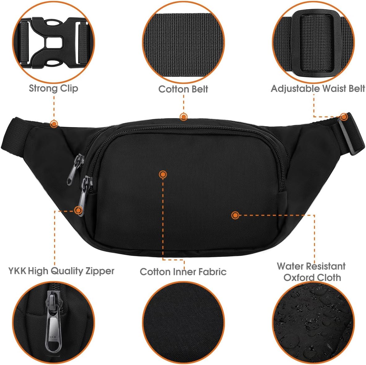 Large Everyday Waist Pack – Hands-Free Carry