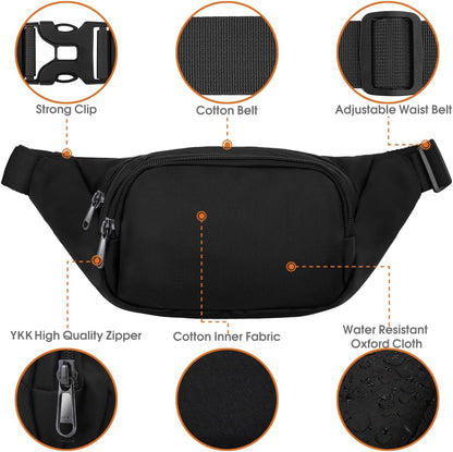 Large Everyday Waist Pack – Hands-Free Carry