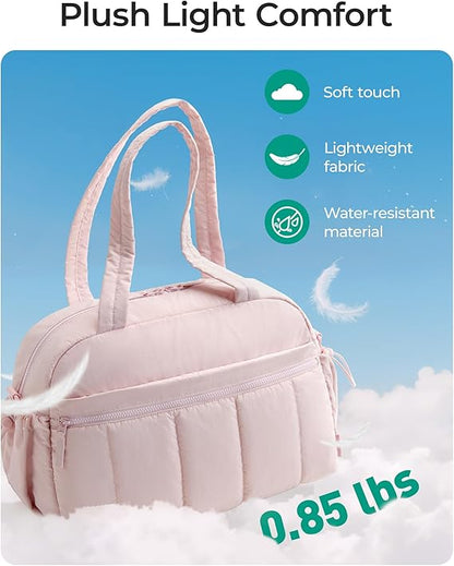BAGSMART Water-Resistant Travel Duffel Bag