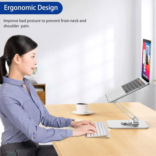 BESIGN LSX7 Adjustable 360 Rotating Laptop Stand