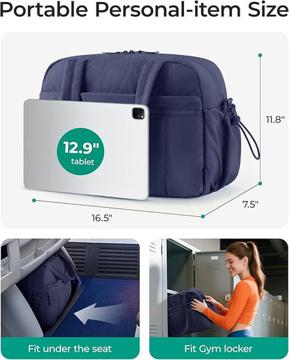BAGSMART Water-Resistant Travel Duffel Bag