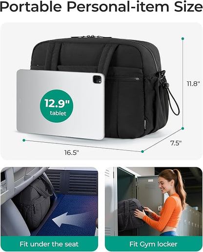 BAGSMART Water-Resistant Travel Duffel Bag