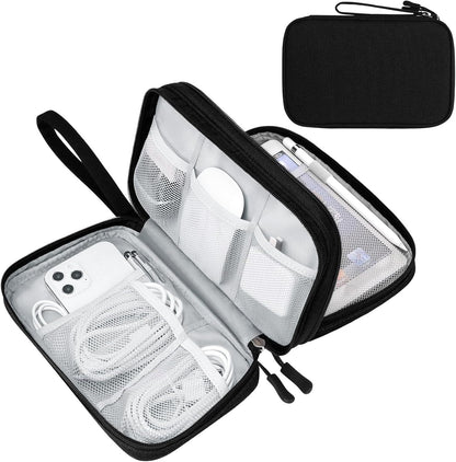 FYY Electronic Organizer with Double-Layer Storage