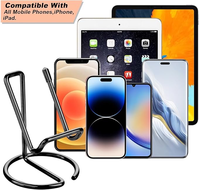 Metal One Line Phone Stand for Desk