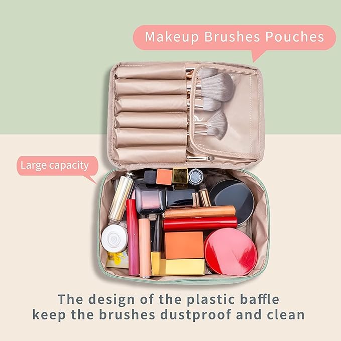 Minimalist Travel Makeup Organizer Set