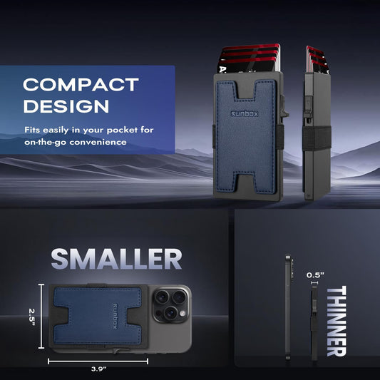 Premium Aluminum Pop-Up Card Wallet