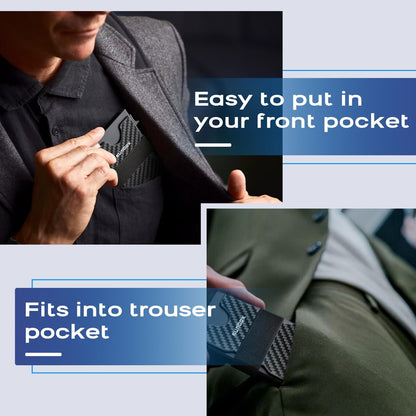 Premium Aluminum Pop-Up Card Wallet