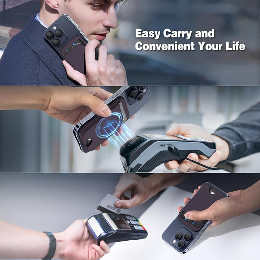 Magnetic Phone Wallet Stand