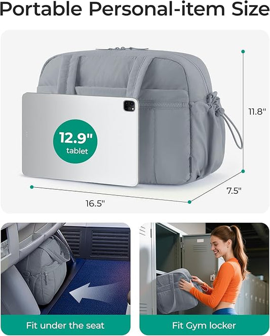 BAGSMART Water-Resistant Travel Duffel Bag