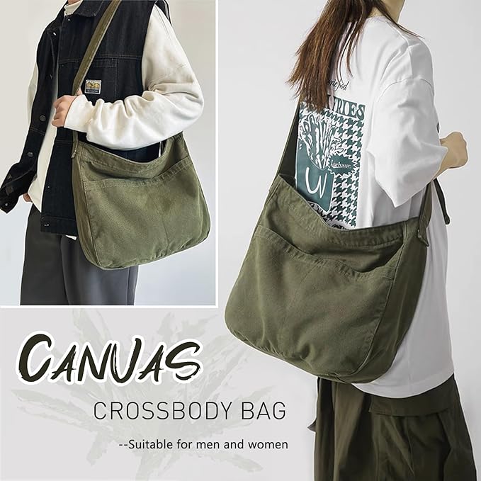 Outrider Canvas Crossbody Messenger Tote