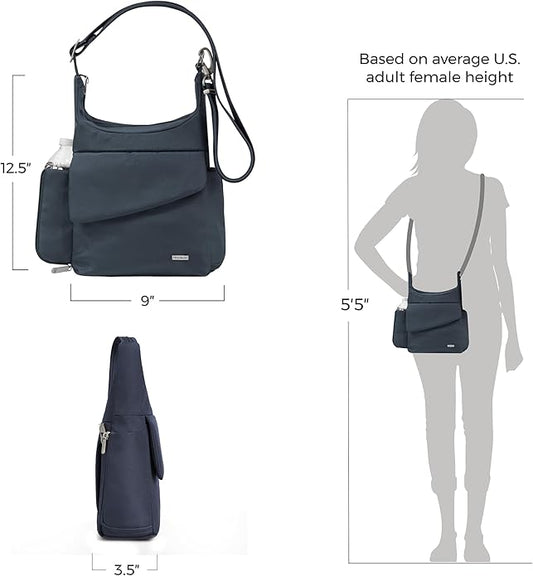 Travelon Anti-Theft Locking Messenger Bag