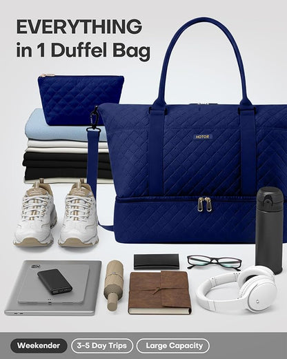 HOTOR Water-Resistant Travel Duffel Bag