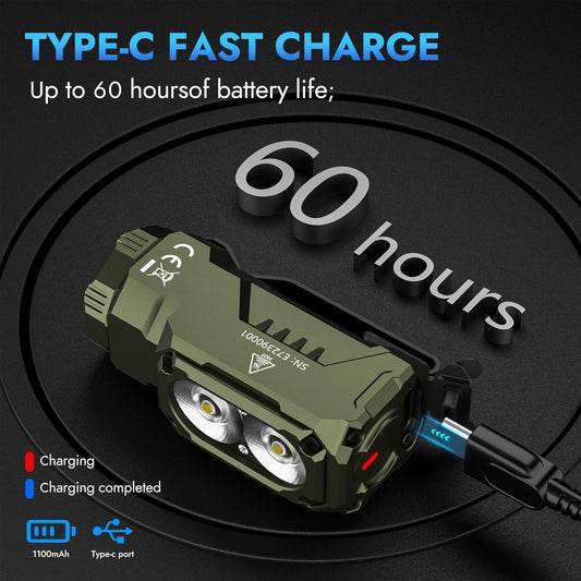 WUBEN E7 1800-Lumen Rechargeable Mini Flashlight