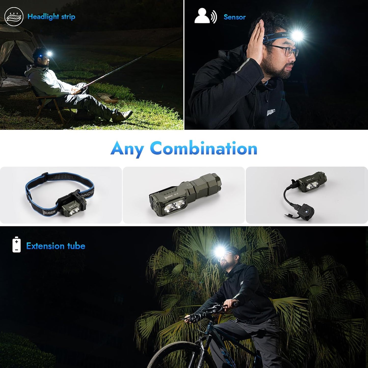 WUBEN E7 1800-Lumen Rechargeable Mini Flashlight
