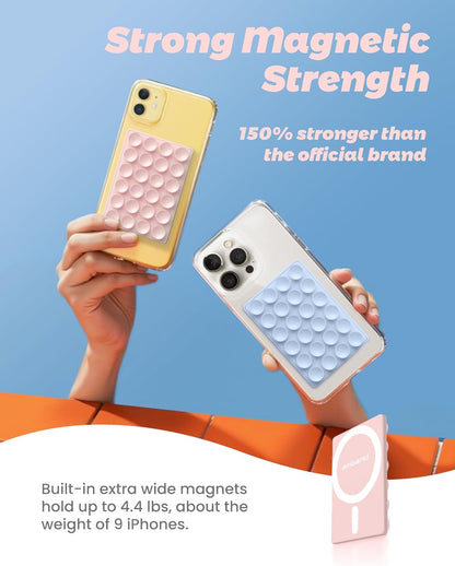 Magnetic Suction Phone Mount | Hands-Free Wall Grip