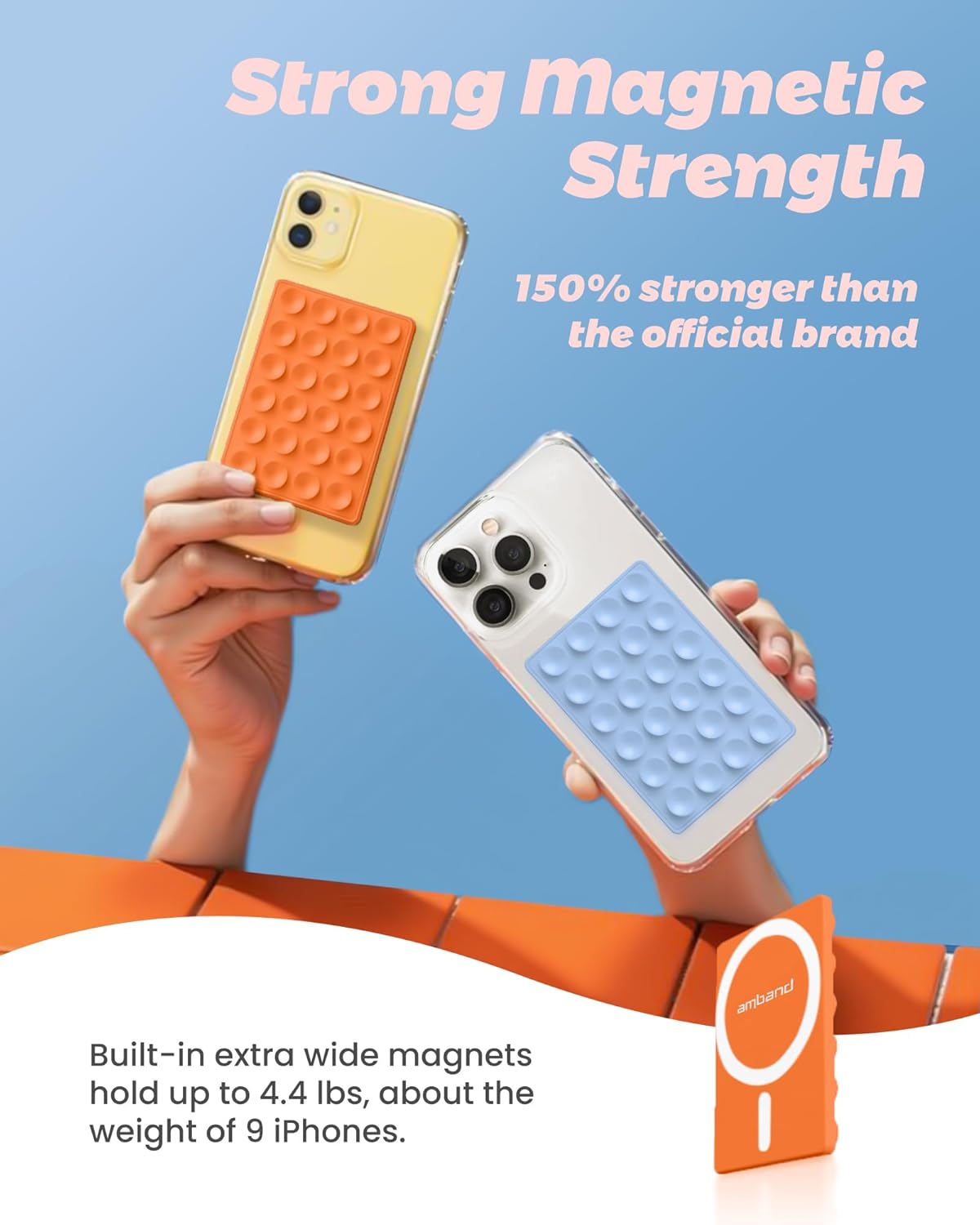 Magnetic Suction Phone Mount | Hands-Free Wall Grip