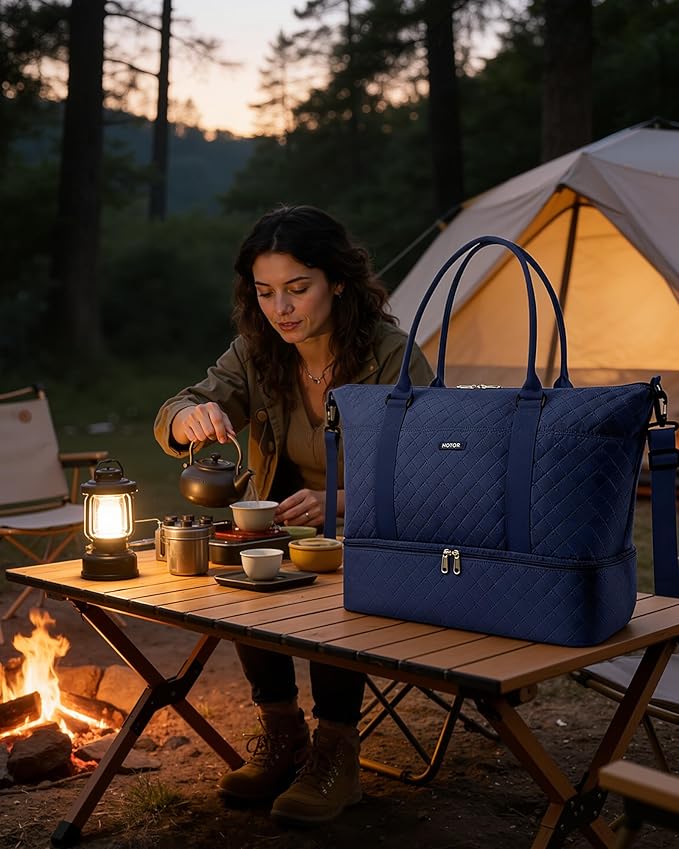 HOTOR Water-Resistant Travel Duffel Bag