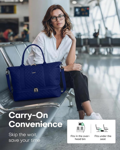 HOTOR Water-Resistant Travel Duffel Bag
