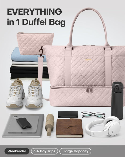 HOTOR Water-Resistant Travel Duffel Bag