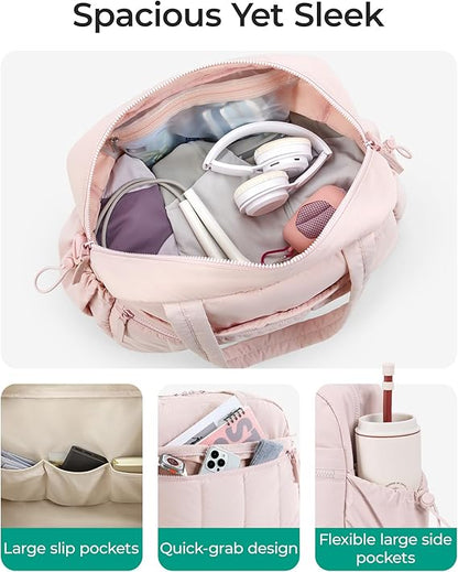 BAGSMART Water-Resistant Travel Duffel Bag