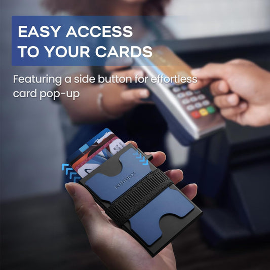 Premium Aluminum Pop-Up Card Wallet
