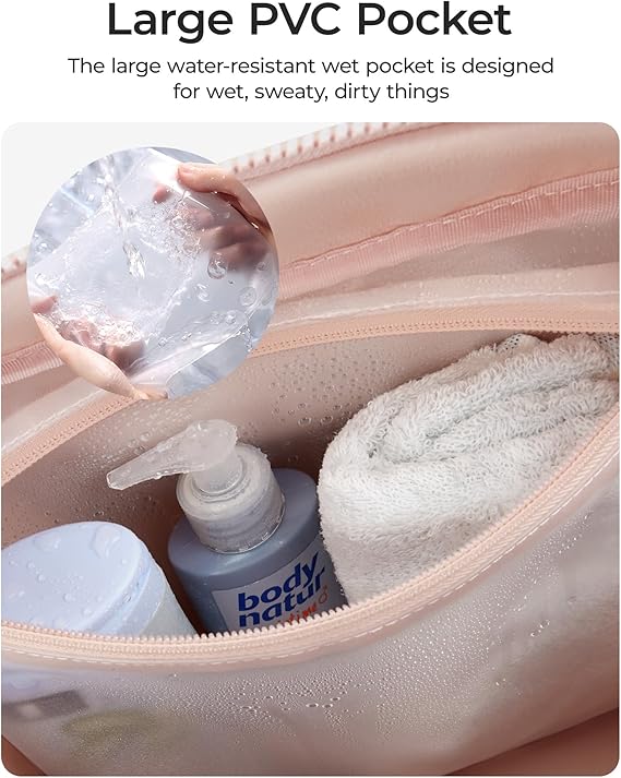 BAGSMART Water-Resistant Travel Duffel Bag