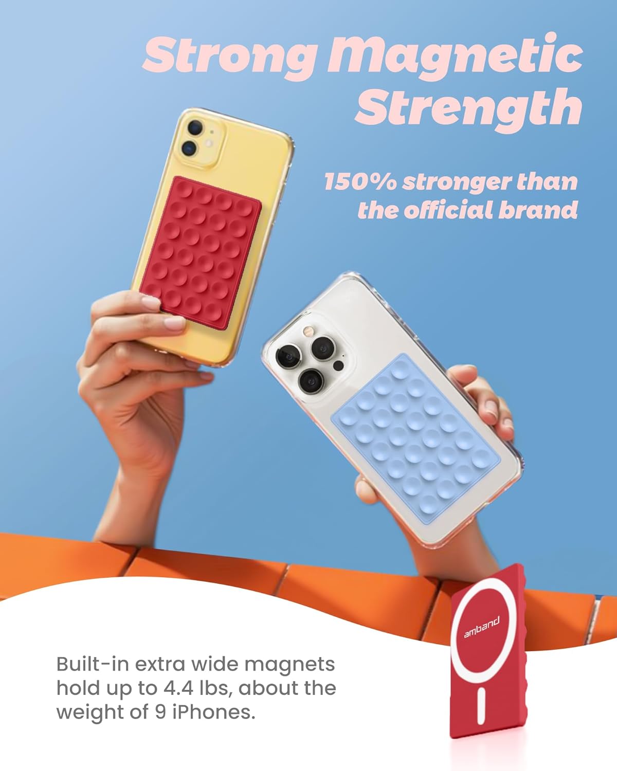 Magnetic Suction Phone Mount | Hands-Free Wall Grip