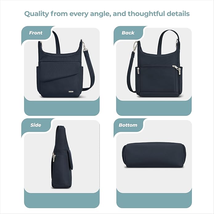 Travelon Anti-Theft Locking Messenger Bag
