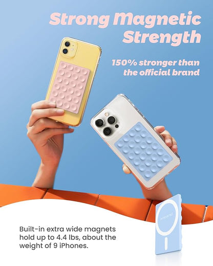 Magnetic Suction Phone Mount | Hands-Free Wall Grip