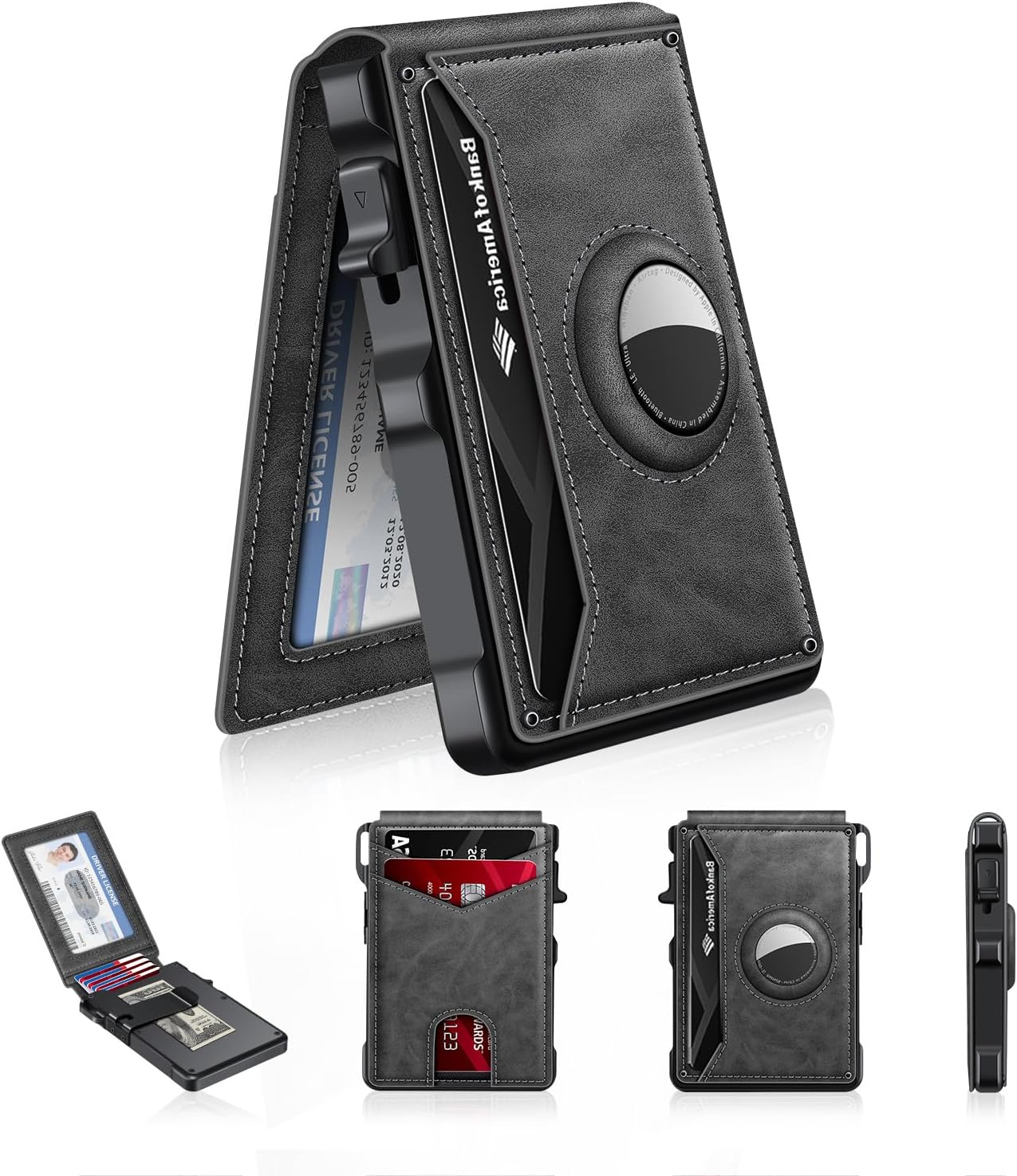 Smart AirTag Pop-Up Bifold Wallet