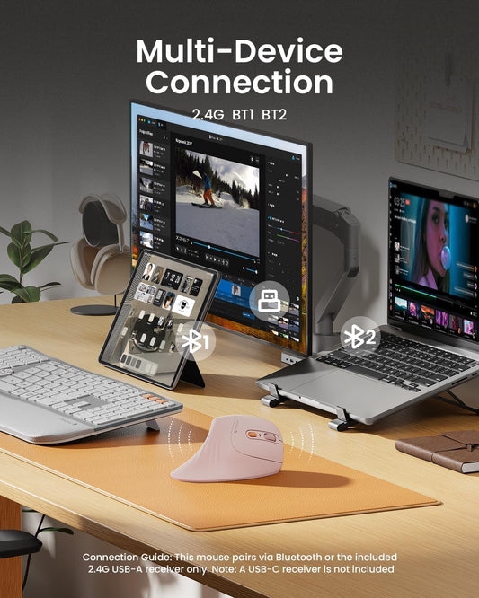 ProtoArc Wireless Ergonomic Vertical Mouse