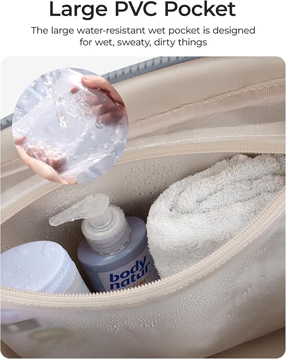 BAGSMART Water-Resistant Travel Duffel Bag