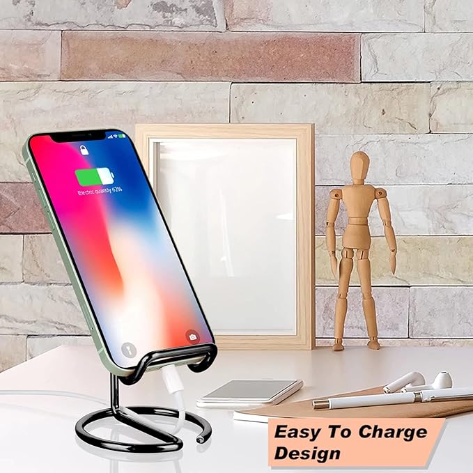 Metal One Line Phone Stand for Desk